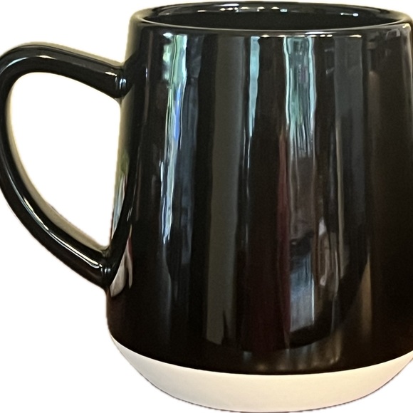 Pixel Rainbow Heart Black Coffee Tea Mug - Picture 2 of 3
